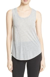 Atm Anthony Thomas Melillo Sweetheart Jersey Knit Tank Top In Heather Grey