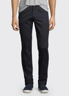 Vince Soho Five-pocket Stretch-cotton Pants In Black
