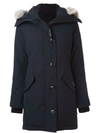 Canada Goose 'rossclair' Parka Coat In 67 Navy