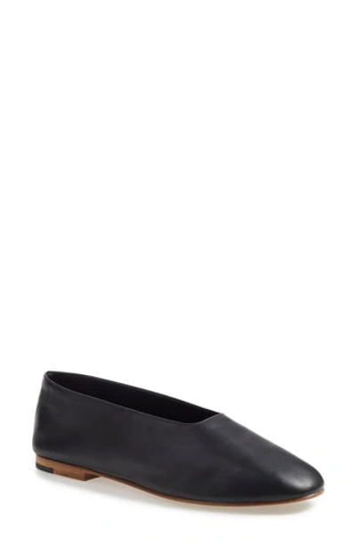 Vince Women's Maxwell Leather Flats In Black Leather