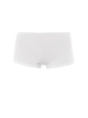 Hanro Seamless Cotton Boy-short Briefs In White