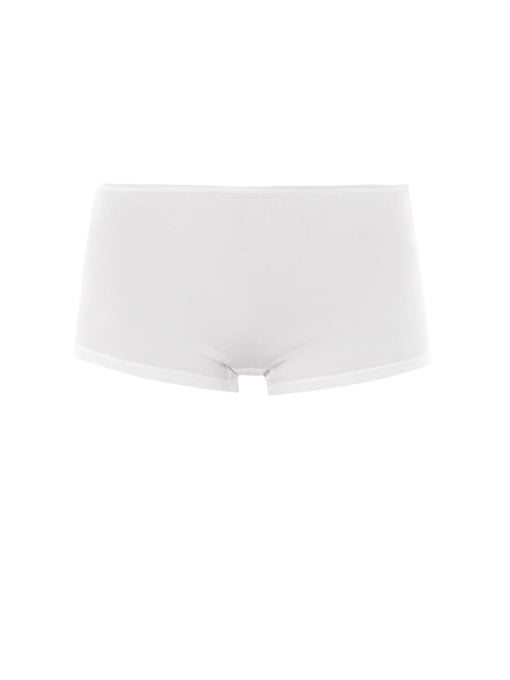 Hanro Seamless Cotton Boy-short Briefs In White | ModeSens