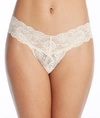 Cosabella Cutie Never Say Never Lace Thong In Vino