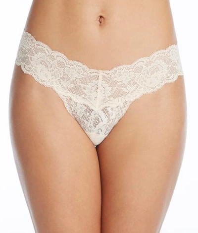 Cosabella Cutie Never Say Never Lace Thong In Vino