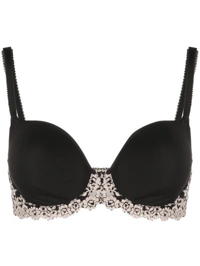 Wacoal Embrace Lace Underwire T-shirt Bra In Black