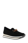 Pelle Moda Odalis Slip-on Platform Sneaker In Black