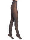 Wolford Cotton Velvet Tights In Anthracite