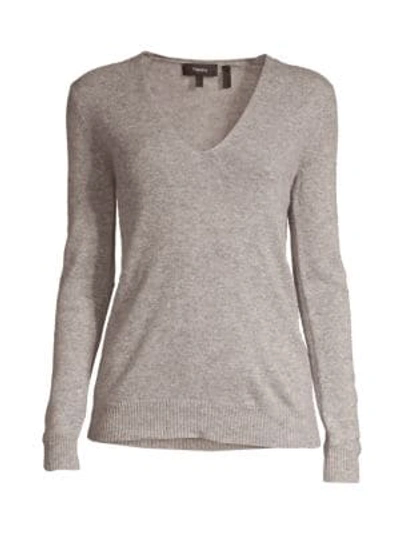 Theory Women's Adrianna Cashmere V-neck Sweater In Husky