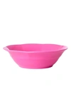 Rice Set Of Four Melamine Soup Bowls In Fuchsia