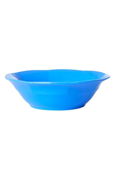 Rice Set Of Four Melamine Soup Bowls In Sky Blue