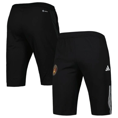 Adidas Originals Adidas Black Atlanta United Fc 2023 On-field Training Aeroready Half Pants