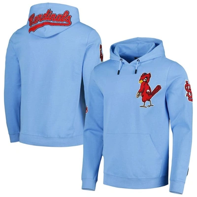 Pro Standard Light Blue St. Louis Cardinals Team Logo Pullover Hoodie