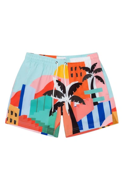 Mavrans Havana Performance Swim Trunks In Blue