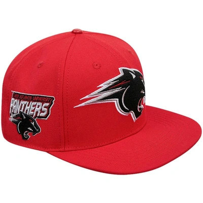 Pro Standard Red Clark Atlanta University Panthers Evergreen Mascot Snapback Hat