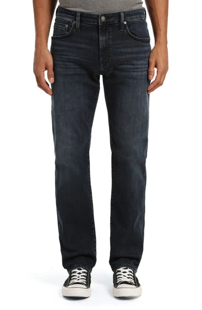 Mavi Jeans Zach Straight Leg Jeans In Mid Tonal Ink Williamsbur