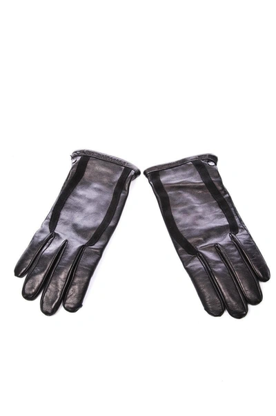 Armani Jeans Aj Gloves In Black