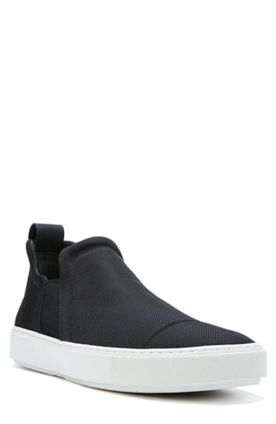 Vince Men's Lucio Velvet Slip-on Sneakers In Black