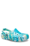 Crocs Baya Marbled Clog In Digital Aqua/ Multi