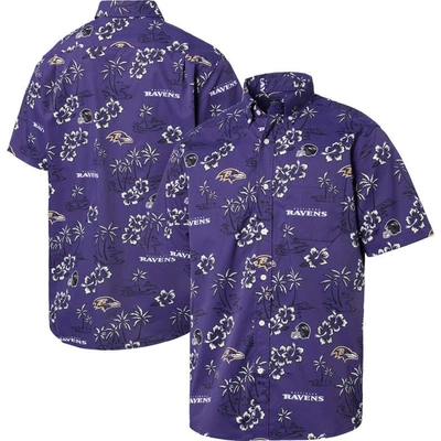 Reyn Spooner Purple Baltimore Ravens Kekai Button-up Shirt