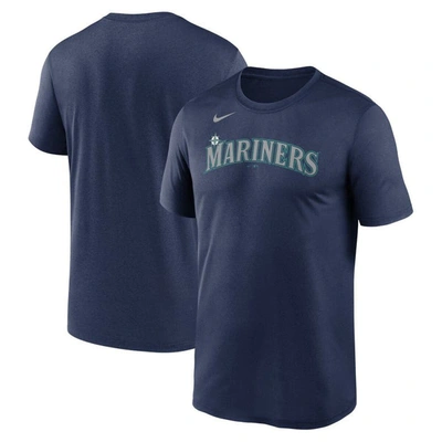 Nike Navy Seattle Mariners New Legend Wordmark T-shirt