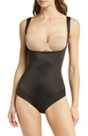 Tc Back Magic Torsette Bodysuit In Black