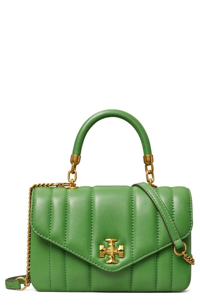 Tory Burch Mini Kira Top Handle Bag In Green