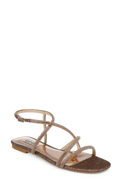 Badgley Mischka Ivie Ankle Strap Sandal In Bronze