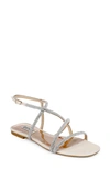 Badgley Mischka Ivie Ankle Strap Sandal In Gold