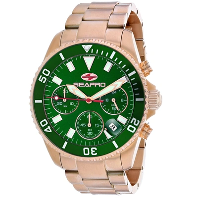 Seapro Men's Green Dial Watch
