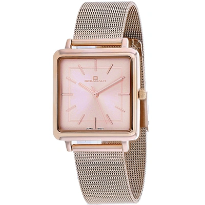 Oceanaut Women's Rose Gold Dial Watch In Pink