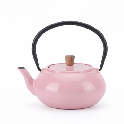 Minimal Enameled Cast Iron Teapot - Classic In Multi