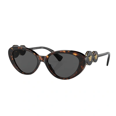 Versace Ve 4433u 108/87 54mm Womens Cat-eye Sunglasses In Brown