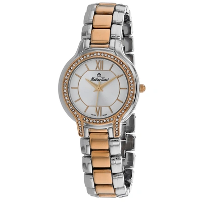 Mathey-tissot Women's Silver Dial Watch In White