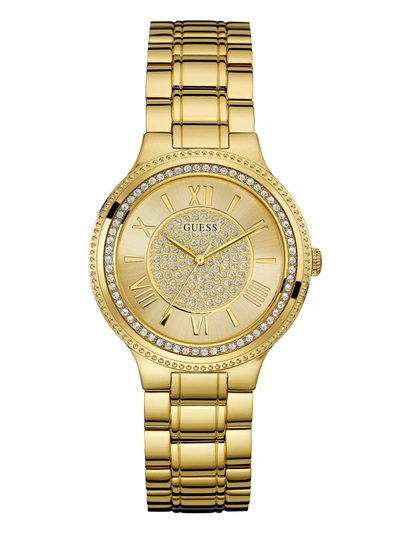 Guess Factory Gold-tone Stainless Steal Analog Watch