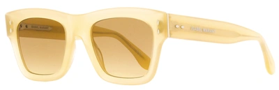 Isabel Marant Women's Rectangular Sunglasses Im0072s 40geg Transaparent Beige 51mm In Yellow