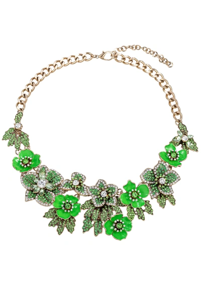 Eye Candy La Amata Statement Necklace - Mint In Green
