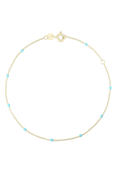 Ember Fine Jewelry 14k Italian Gold Enamel Chain Bracelet