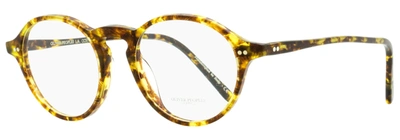 Oliver Peoples Unisex Maxson Eyeglasses Ov5445u 1700 Light Havana 48mm In Yellow