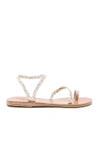 Ancient Greek Sandals Eleftheria Sandal In Metallic Silver