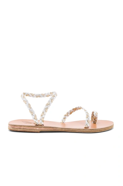 Ancient Greek Sandals Eleftheria Sandal In Metallic Silver