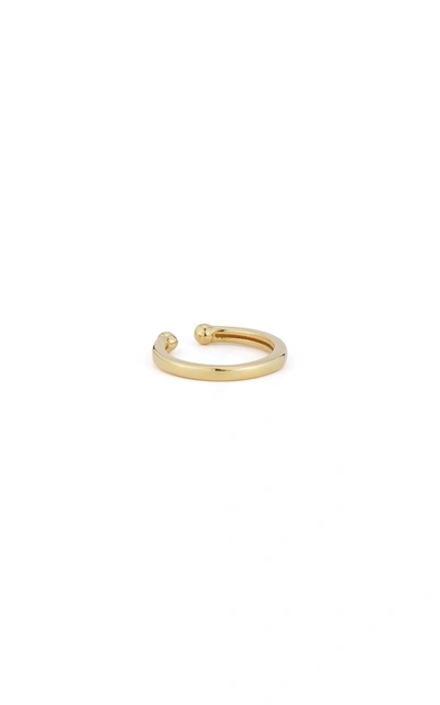 Ember Fine Jewelry 14k Gold Polished Ear Cuff In White
