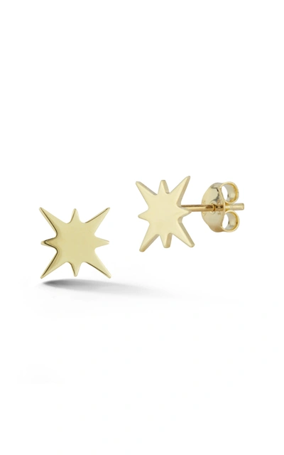 Ember Fine Jewelry 14k Gold Pop Stud Earrings In White