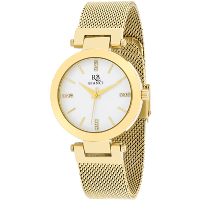 Roberto Bianci Women's Silver Dial Watch In Beige