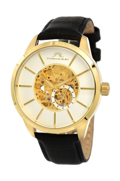 Porsamo Bleu Cassius Men's Automatic Watch, 801bcal In Gold