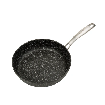 Masterpan Fry Pan & Skillet Non-stick Cast Aluminum Granite Look Finish In Black