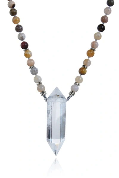 Eye Candy La Sonny Pendant Necklace In Silver