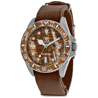 Christian Van Sant Men's Brown Dial Watch