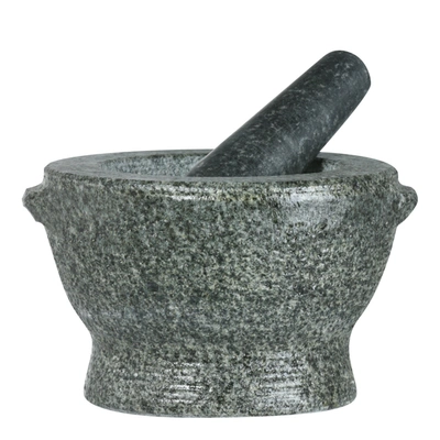 Cilio Goliath Granite Mortar And Pestle Set In Green