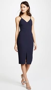 Likely Brooklyn Slit-front Slip Dress In Navy