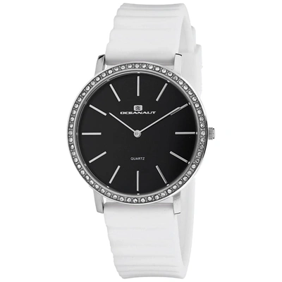 Oceanaut Women's Black Dial Watch In White